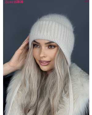 ШАПКА ОТ 8 ДО 109 ЛЕТ РАЗМЕР: ЕДИНЫЙ 80 % АНГОРА, 5 % АКРИЛ, 15 % ШЕРСТЬ