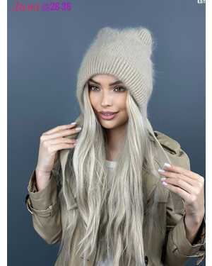 ШАПКА ОТ 8 ДО 109 ЛЕТ РАЗМЕР: ЕДИНЫЙ 80 % АНГОРА, 5 % АКРИЛ, 15 % ШЕРСТЬ