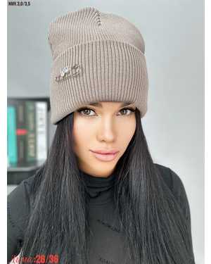 ШАПКА РАЗМЕР: ЕДИНЫЙ 70% ШЕРСТЬ, 30% АКРИЛ