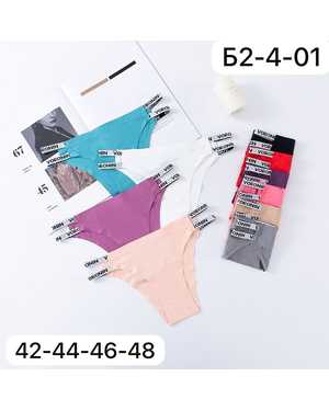 Женские трусики. В упаковке 6шт один размер разные цвета