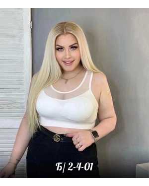 Женский топ с тонким поролоном