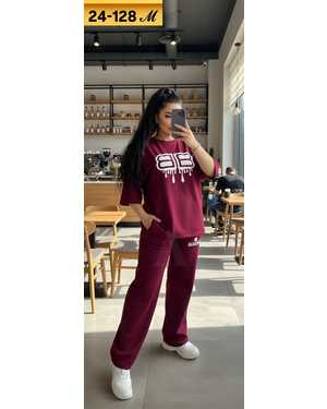 ЖЕНСКИЙ КОСТЮМ ДВОЙКА ТКАНЬ ТРИКОТАЖ