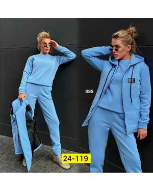 ЖЕНСКИЙ КОСТЮМ ТРОЙКА ТКАНЬ ФЛИС