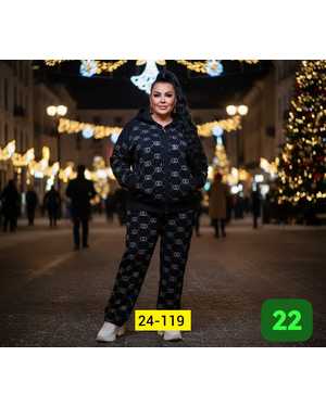 ЖЕНСКИЙ КОСТЮМ ДВОЙКА ТКАНЬ ВЯЗКА