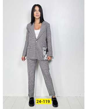 ЖЕНСКИЙ КОСТЮМ ДВОЙКА ТКАНЬ ТРИКОТАЖ