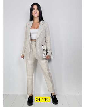 ЖЕНСКИЙ КОСТЮМ ДВОЙКА ТКАНЬ ТРИКОТАЖ
