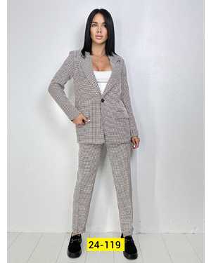 ЖЕНСКИЙ КОСТЮМ ДВОЙКА ТКАНЬ ТРИКОТАЖ