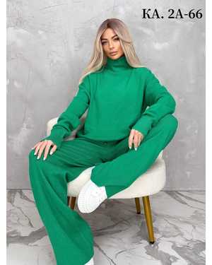 ЖЕНСКИЙ КОСТЮМ ДВОЙКА ТКАНЬ ТРИКОТАЖ