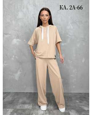 ЖЕНСКИЙ КОСТЮМ ДВОЙКА В РАЗМЕР ТКАНЬ ХЛОПОК