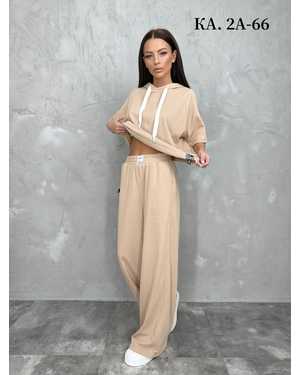 ЖЕНСКИЙ КОСТЮМ ДВОЙКА В РАЗМЕР ТКАНЬ ХЛОПОК