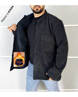 РУБАШКА ТКАНЬ ВЕЛЬВЕТОВАЯ НА ФЛИС