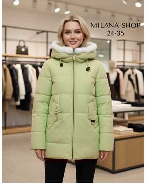 Фабричные зимние курточки Указанные размеры: 42 44 46 48 50 Подходит на (44-46) (46-48) (48-50) (50-52) (52-54)