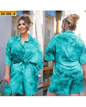 ЖЕНСКИЙ КОСТЮМ ДВОЙКА ТКАНЬ БЕНГАЛИН С СУБЛИМАЦИЕЙ