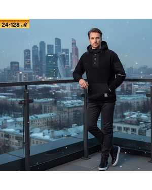 ТОЛСТОВКА В РАЗМЕР ТКАНЬ ФЛИС С НАЧЁСОМ