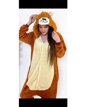 Кигуруми лев материал велсофт Размер S(140-150см), М(150-160см),L(160-170см),XL(175-185 см)