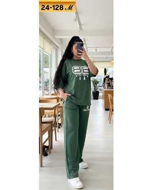 ЖЕНСКИЙ КОСТЮМ ДВОЙКА ТКАНЬ ТРИКОТАЖ