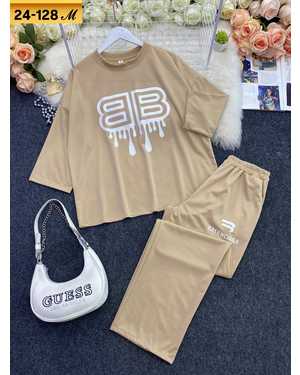 ЖЕНСКИЙ КОСТЮМ ДВОЙКА ТКАНЬ ТРИКОТАЖ