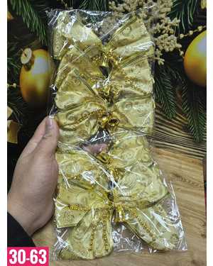 Игрушки для елки Размер 10х15см набор 5шт