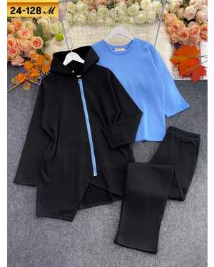 ЖЕНСКИЙ КОСТЮМ ТРОЙКА ТКАНЬ ФЛИС