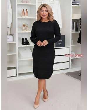 ПЛАТЬЕ ТКАНЬ ВЯЗКА С БЛЕСКОМ