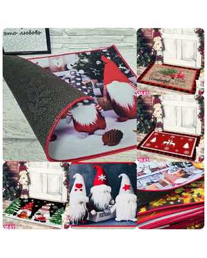 Рождественский коврик для входа без выбора