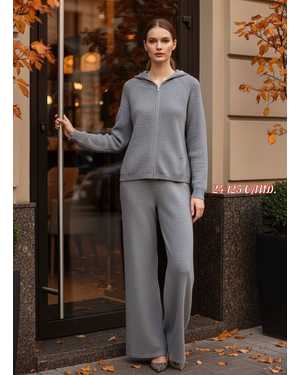 ЖЕНСКИЙ КОСТЮМ ТКАНЬ ВЯЗАНЫЙ