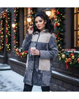 ДУБЛЕНКА ТКАНЬ ДУБЛЕНКА С БАРАШКОМ