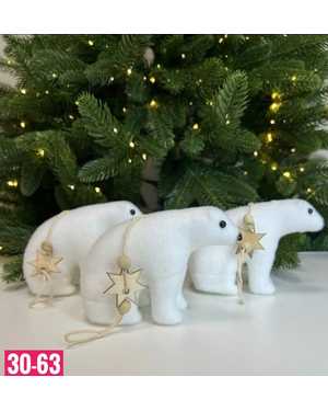 Игрушки для елки, пластик Размер: 14 см в наборе 3шт