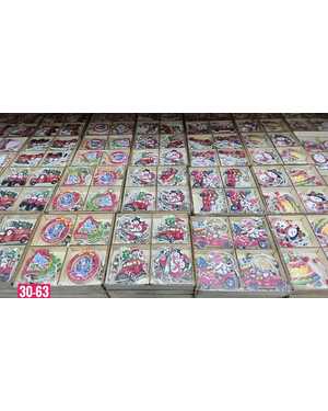 Игрушки для елки, пластик один набор 12 шт Размер: игрушка 6х6 см без выбора