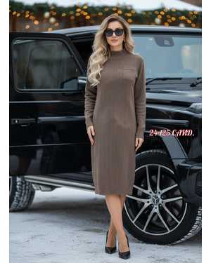 ПЛАТЬЕ ТКАНЬ ВЯЗАННЫЙ КАШЕМИР