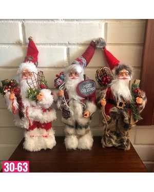 Новогодняя фигура Дед Мороз Размер: 35 см без выбора