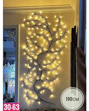 Светильники настенный светодиодный дерево лоза с пультом 1,9м