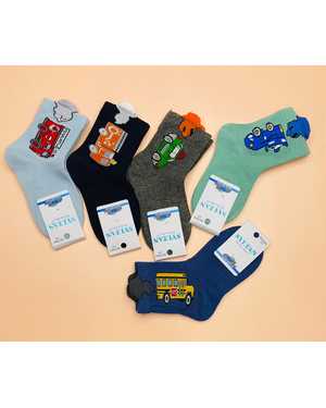 Носки детские для мальчиков Состав: Хлопок 95% Эластан 5% Упаковка 10пар