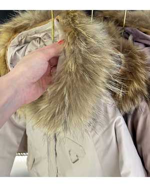 КУРТКА ТКАНЬ НАТУРАЛЬНЫЙ МЕХ