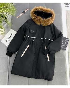 КУРТКА ТКАНЬ НАТУРАЛЬНЫЙ МЕХ