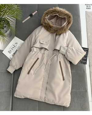 КУРТКА ТКАНЬ НАТУРАЛЬНЫЙ МЕХ