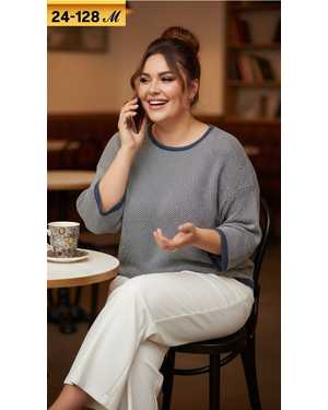 Женская кофточка. Размеры 56-66 единый Ткань — кашемир Фабричный— Китай