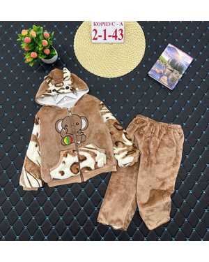 ДЕТСКИЙ КОСТЮМ ТКАНЬ ТЁПЛЫЙ БАРХАТ И ХЛОПОК