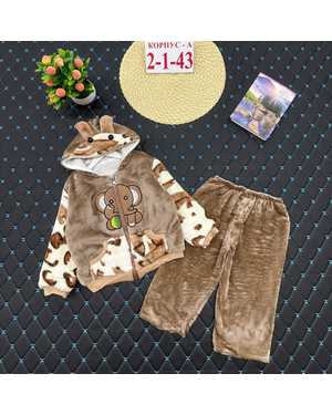 ДЕТСКИЙ КОСТЮМ ТКАНЬ ТЁПЛЫЙ БАРХАТ И ХЛОПОК