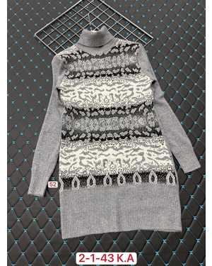 ТУНИКА ТКАНЬ 60% COTTON, 20% CASHMERE, 10% WOOL, 10% ANGORA