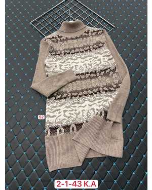 ТУНИКА ТКАНЬ 60% COTTON, 20% CASHMERE, 10% WOOL, 10% ANGORA