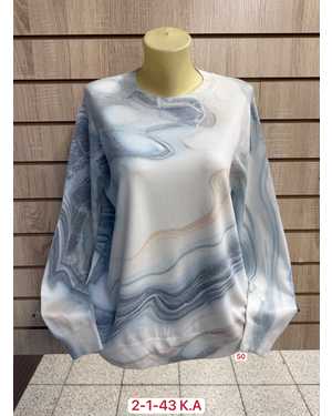 СВИТЕР ТКАНЬ 60% WOOL, 30% COTTON, 10% ELASTANE