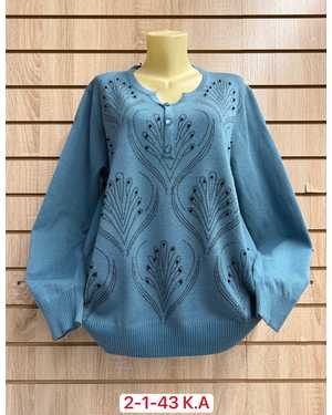 СВИТЕР ТКАНЬ 52% CASHMERE, 28% WOOL, 15% COTTON, 5% ELASTANE