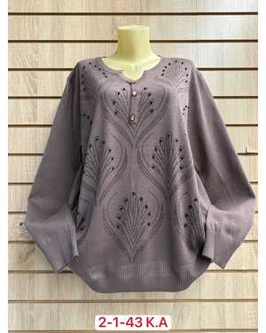 СВИТЕР ТКАНЬ 52% CASHMERE, 28% WOOL, 15% COTTON, 5% ELASTANE