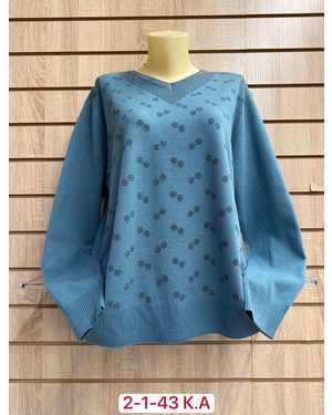 СВИТЕР ТКАНЬ 52% CASHMERE, 28% WOOL, 15% COTTON, 5% ELASTANE