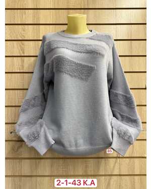 СВИТЕР ТКАНЬ 52% CASHMERE, 28% WOOL, 15% COTTON, 5% ELASTANE