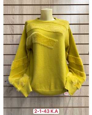 СВИТЕР ТКАНЬ 52% CASHMERE, 28% WOOL, 15% COTTON, 5% ELASTANE