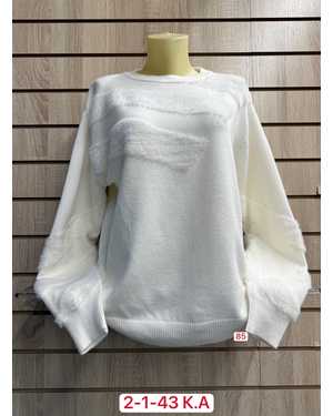 СВИТЕР ТКАНЬ 52% CASHMERE, 28% WOOL, 15% COTTON, 5% ELASTANE