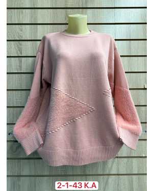 СВИТЕР ТКАНЬ 52% CASHMERE, 28% WOOL, 15% COTTON, 5% ELASTANE