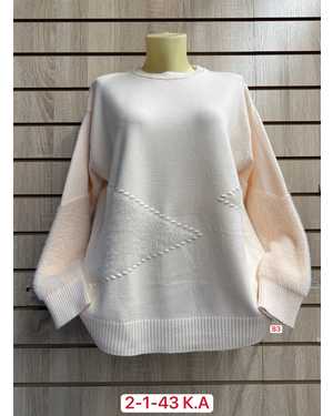 СВИТЕР ТКАНЬ 52% CASHMERE, 28% WOOL, 15% COTTON, 5% ELASTANE